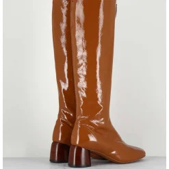 Bottes En Cuir Naplak Marron - Caren08 Faggio