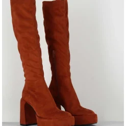 Bottes En Daim Brick - E3307 Rust