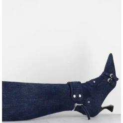 Bottes En Jean Bout Pointu - A5403-T Lovely Nk