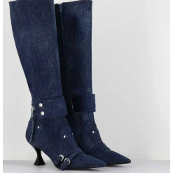 Bottes En Jean Bout Pointu - A5403-T Lovely Nk
