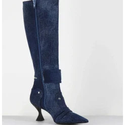Bottes En Jean Bout Pointu - A5403-T Lovely Nk
