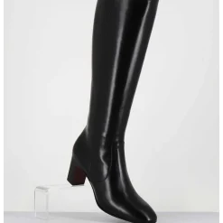 Bottes Noires En Agneau Plonge - M475 Seta Nero
