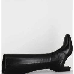 Bottes Noires En Agneau Plonge - M475 Seta Nero