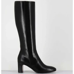 Bottes Noires En Agneau Plonge - M475 Seta Nero