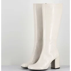 Bottes 60S En Cuir Naplak Blanc - Ah2983 Finish Milk
