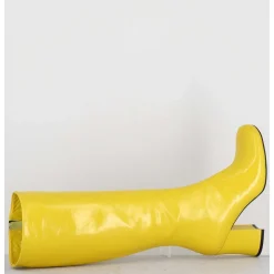 Bottes 60S En Cuir Souple Jaune - Ah2983 Verlux Giallo