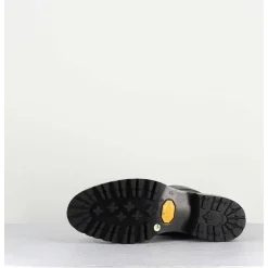 Bottines A Boutonniere En Cuir Noir - 2738 Buffalo Nero