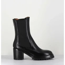 Bottines Chelsea En Cuir Noir - 5012 Nero