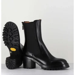 Bottines Chelsea En Cuir Noir - 5012 Nero