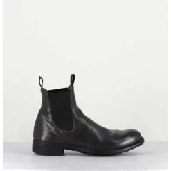 Bottines En Cuir Souple Marron-Anthracite - Calixte004 Magnet