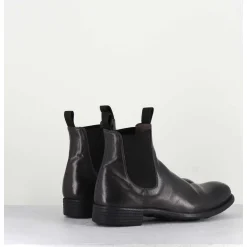 Bottines En Cuir Souple Marron-Anthracite - Calixte004 Magnet