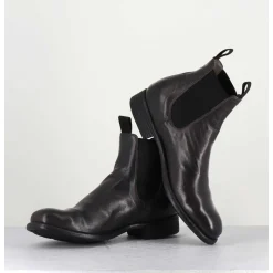 Bottines En Cuir Souple Marron-Anthracite - Calixte004 Magnet