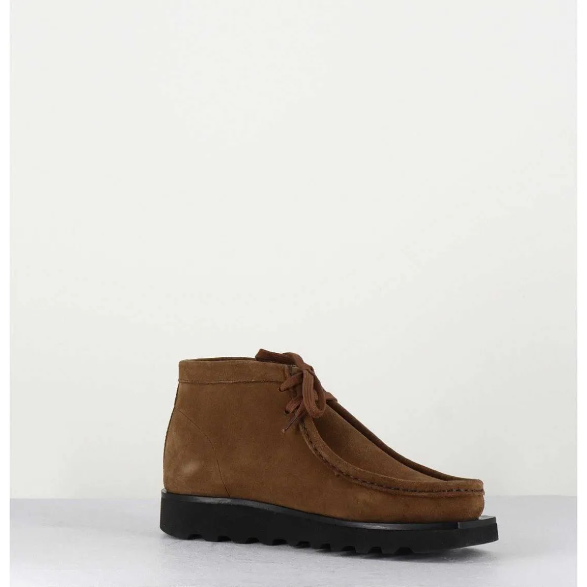 Chaussure A Brogues En Daim Camel - Air Walnut