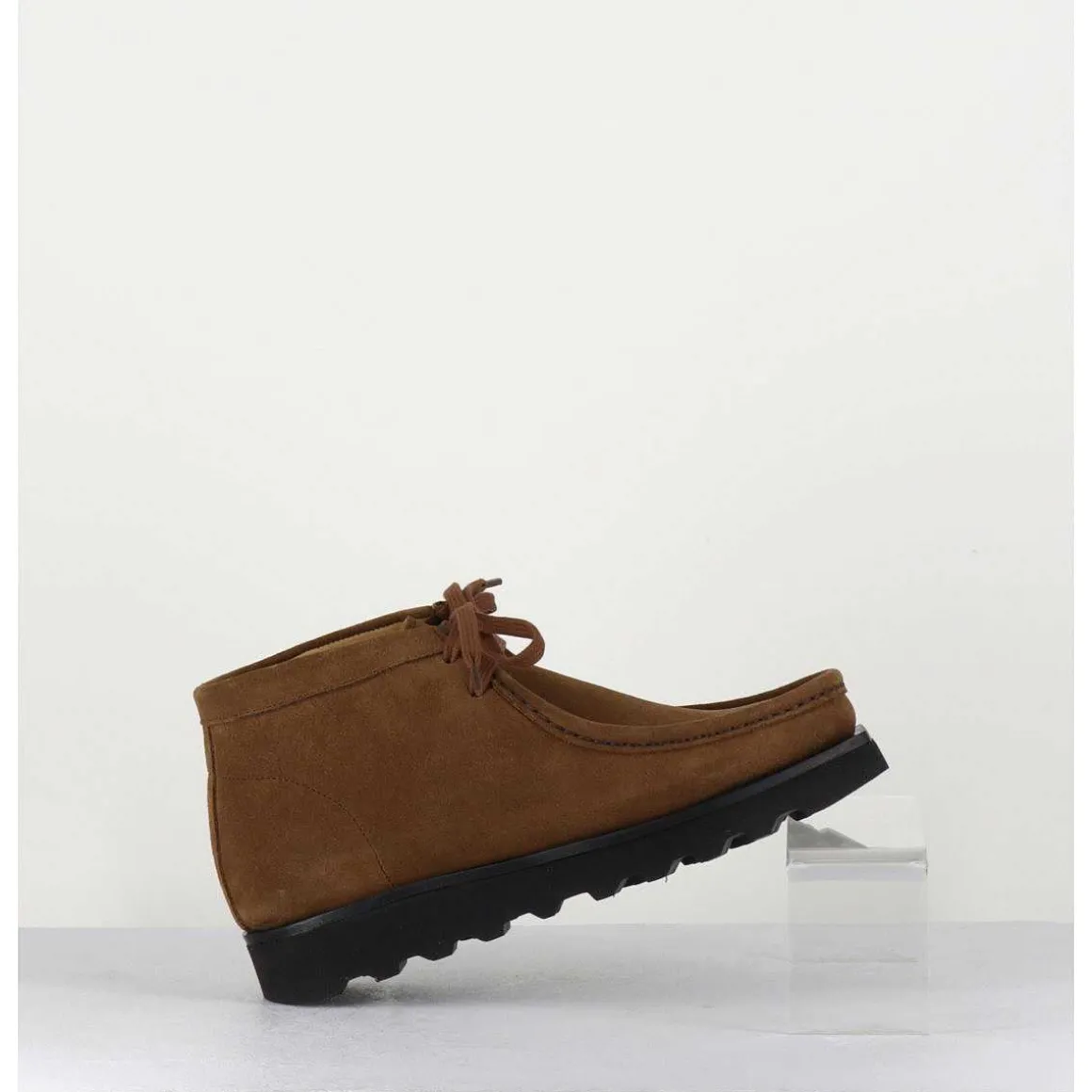 Chaussure A Brogues En Daim Camel - Air Walnut
