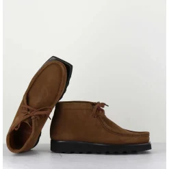 Chaussure A Brogues En Daim Camel - Air Walnut