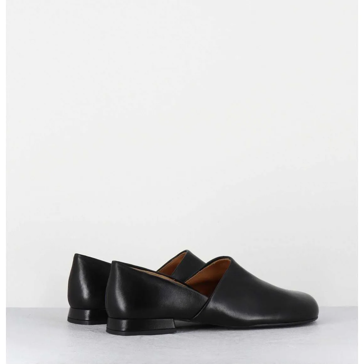 Chaussures Minimalistes En Cuir Souple Noir - Paoli Black Nappa
