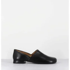 Chaussures Minimalistes En Cuir Souple Noir - Paoli Black Nappa