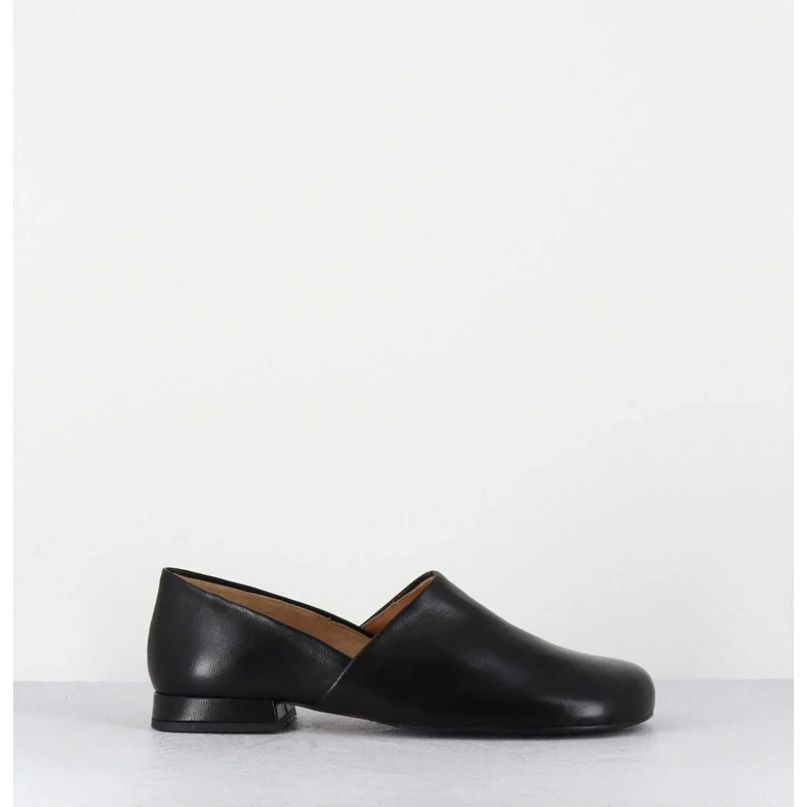 Chaussures Minimalistes En Cuir Souple Noir - Paoli Black Nappa