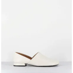 Chaussures Minimalistes En Cuir Souple Blanc Casse - Paoli Marfil Nappa