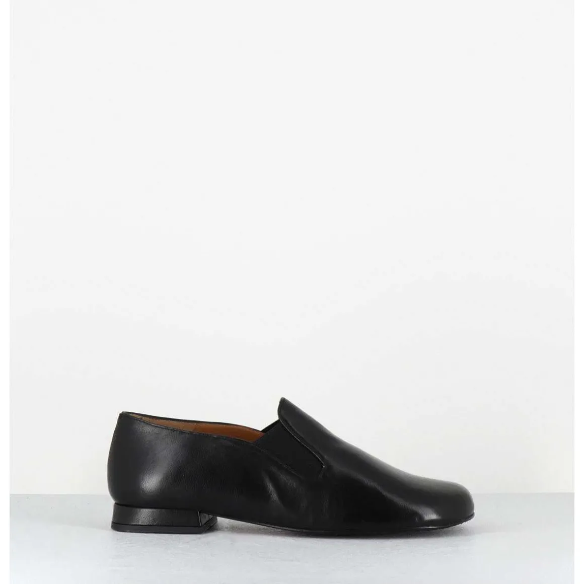 Chaussures Minimalistes En Cuir Souple Noir - Lopez Black Napa