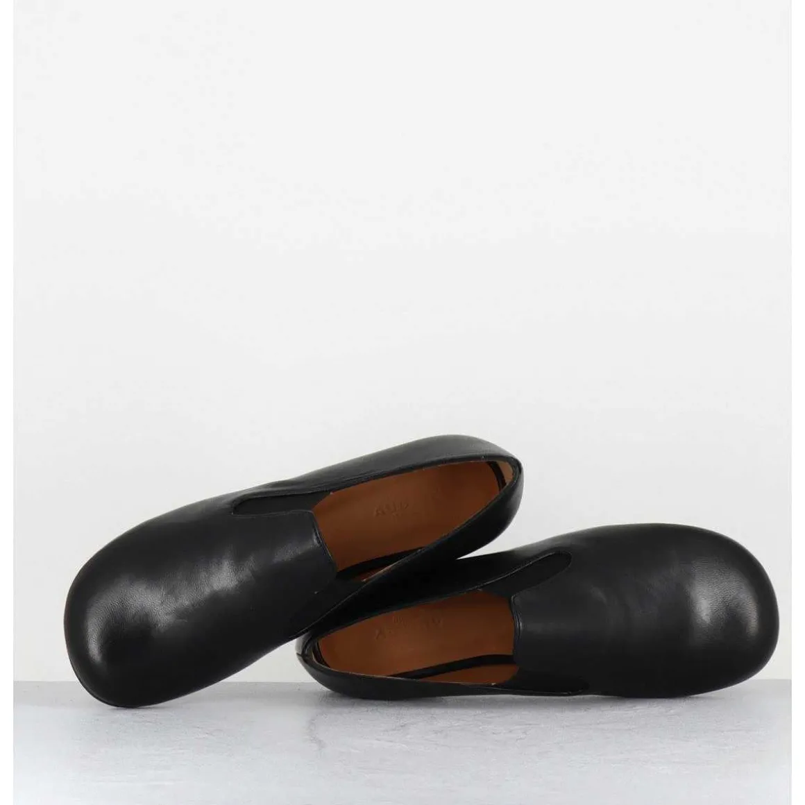 Chaussures Minimalistes En Cuir Souple Noir - Lopez Black Napa
