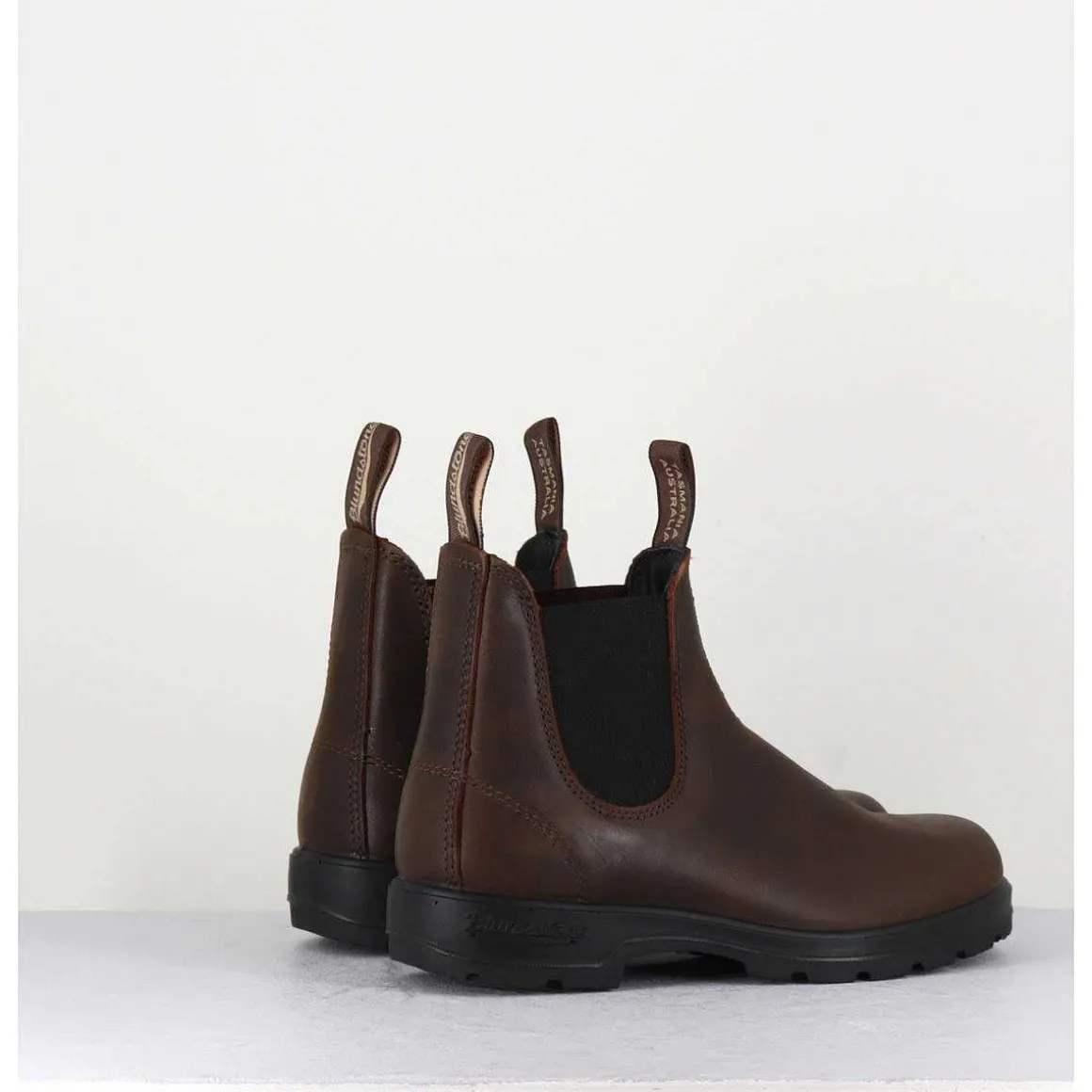Classic Chelsea Boots Cuir Mate Marron - 1609 Antique Brown
