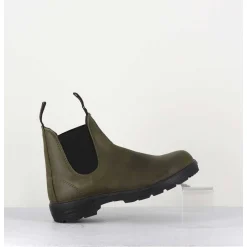 Classic Chelsea Boots Cuir Mate Khaki - 2052 Cuir Olive