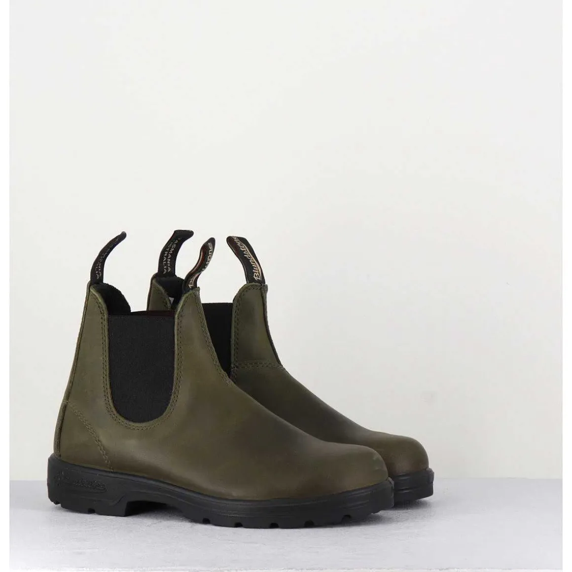 Classic Chelsea Boots Cuir Mate Khaki - 2052 Cuir Olive