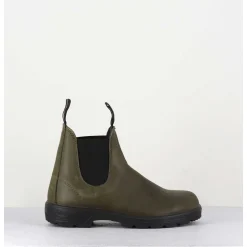 Classic Chelsea Boots Cuir Mate Khaki - 2052 Cuir Olive