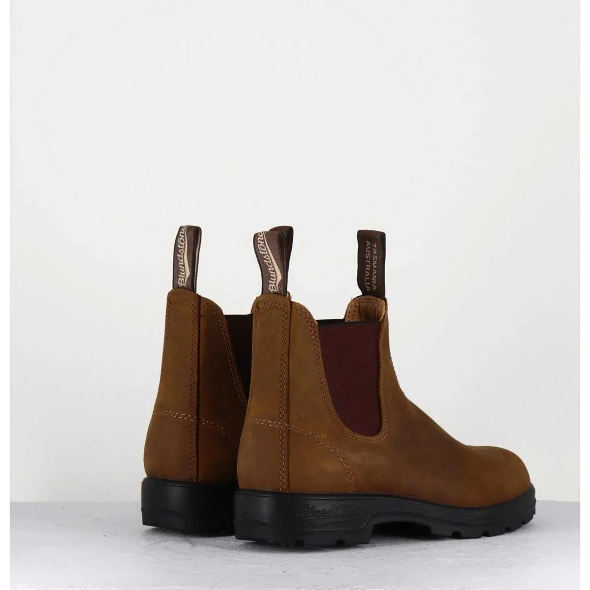 Classic Chelsea Boots Cuir Mate Camel - 562 Crazy Horse Brown