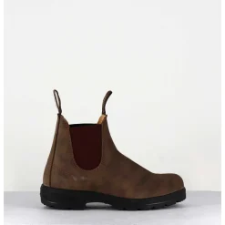 Classic Chelsea Boots Cuir Nubuck Marron - 585 Rustic Brown