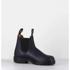 Classic Chelsea Boots Cuir Mate Bleu Marine - 2246 Navy Peri