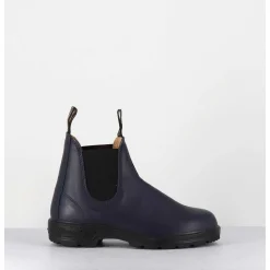 Classic Chelsea Boots Cuir Mate Bleu Marine - 2246 Navy Peri
