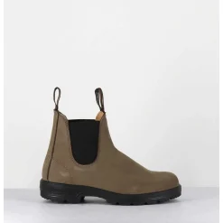 Classic Chelsea Boots Cuir Nubuck Taupe - 1941 Stone Nubuck