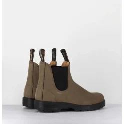 Classic Chelsea Boots Cuir Nubuck Taupe - 1941 Stone Nubuck