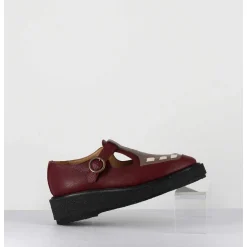 Creppers Mary-Jane En Cuir Bordeaux - Doublet Cowhide