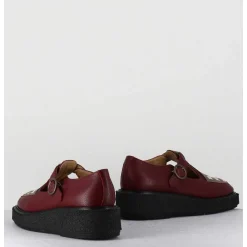 Creppers Mary-Jane En Cuir Bordeaux - Doublet Cowhide