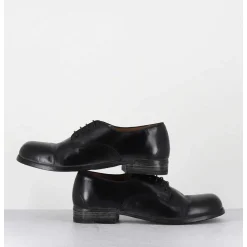 Derbies A Lacets En Cuir Noir Ligne Japonisante - 45401A Cris Nero