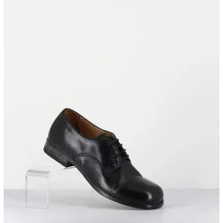 Derbies A Lacets En Cuir Noir Ligne Japonisante - 45401A Cris Nero