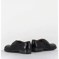Derbies A Lacets En Cuir Noir Ligne Japonisante - 45401A Cris Nero