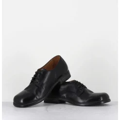 Derbies A Lacets En Cuir Noir Ligne Japonisante - 45401A Cris Nero