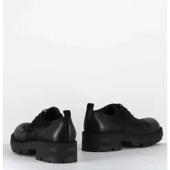 Derbies A Lacets En Nubuck Noir - Dabran Bis Siena Nero