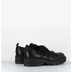 Derbies A Lacets En Nubuck Noir - Dabran Bis Siena Nero