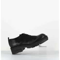 Derbies A Lacets En Nubuck Noir - Dabran Bis Siena Nero