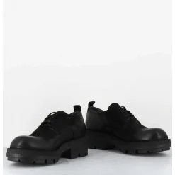 Derbies A Lacets En Nubuck Noir - Dabran Bis Siena Nero