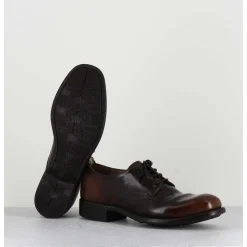 Derbies En Cuir Marron