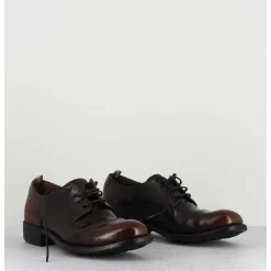 Derbies En Cuir Marron