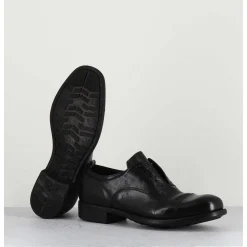 Derbies En Cuir Noir - Calixte003 Nero