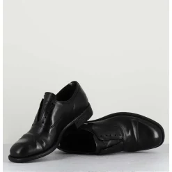 Derbies En Cuir Noir - Calixte003 Nero