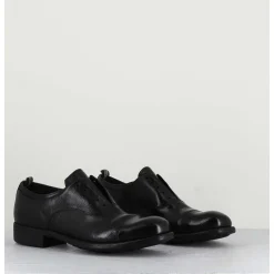 Derbies En Cuir Noir - Calixte003 Nero